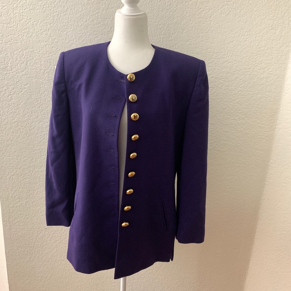 Vintage Christian Dior Jacket With Gold Hardware - Picture 1 of 9